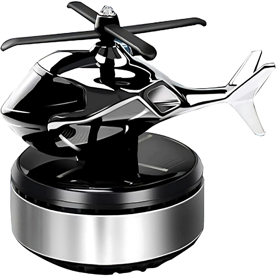 Helicopter Alloy Solar Car Air Perfume Diffuser