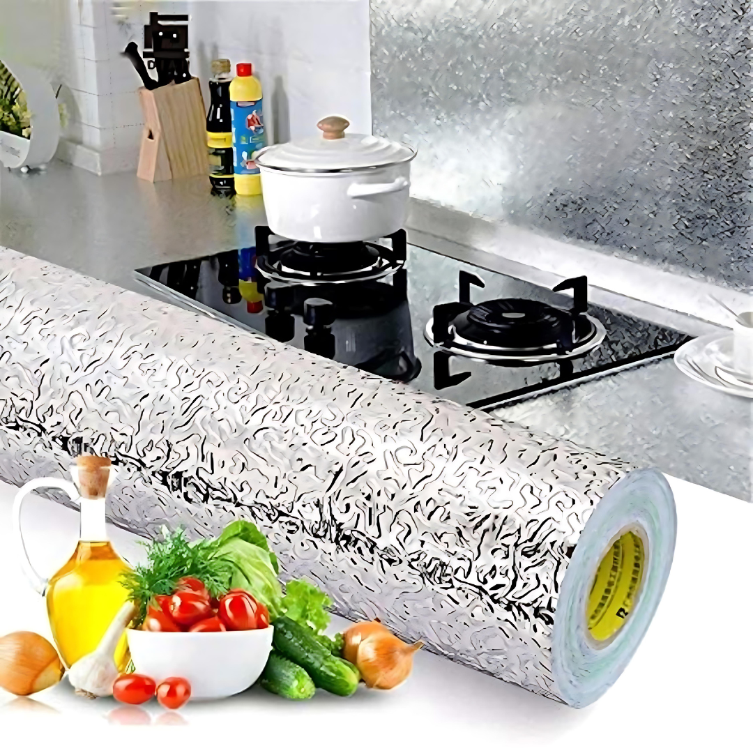 Kitchen Foil Sticker ( 2 Meter, 1 Roll )