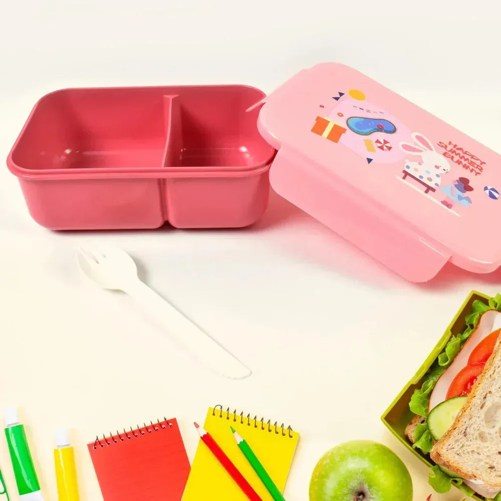 2-compartment leak-proof lunch box - home & kitchen