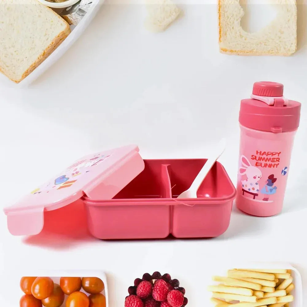 2-compartment leak-proof lunch box - home & kitchen
