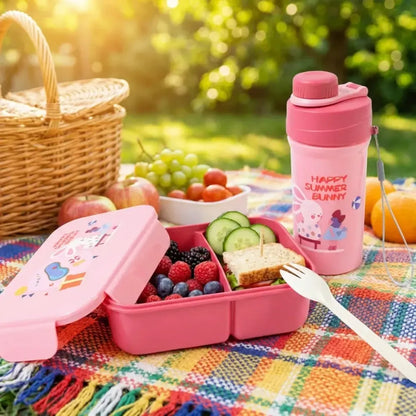 2-compartment leak-proof lunch box - home & kitchen