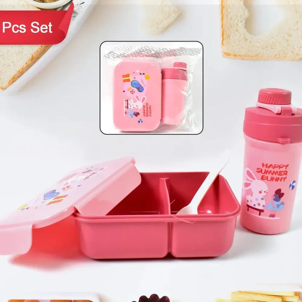 2-compartment leak-proof lunch box - home & kitchen