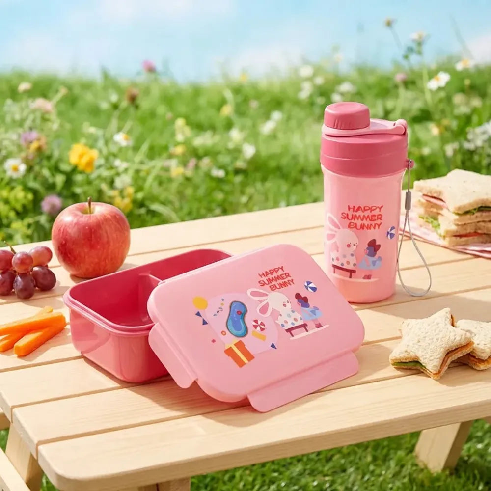 2-compartment leak-proof lunch box - home & kitchen