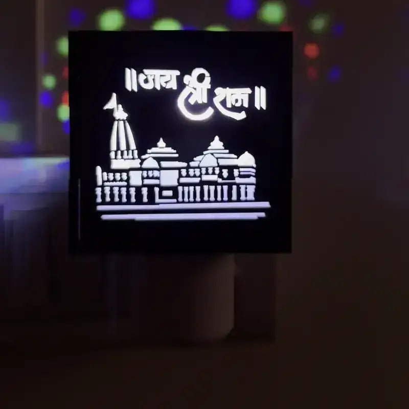 3-in-1 ram mandir aroma burner & night lamp
