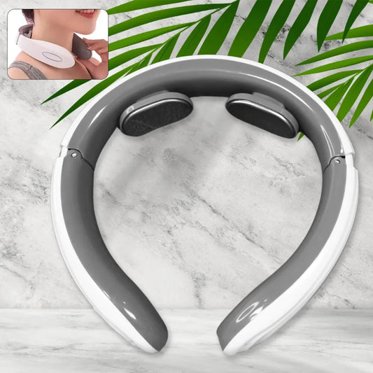 2 heads smart electric neck and back pulse massager (1 pc mix design) - health care