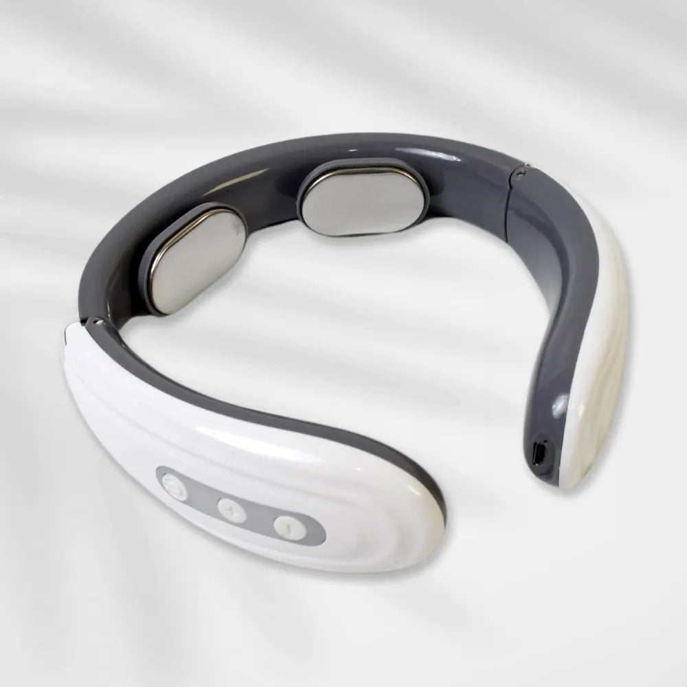 2 heads smart electric neck and back pulse massager (1 pc mix design) - health care