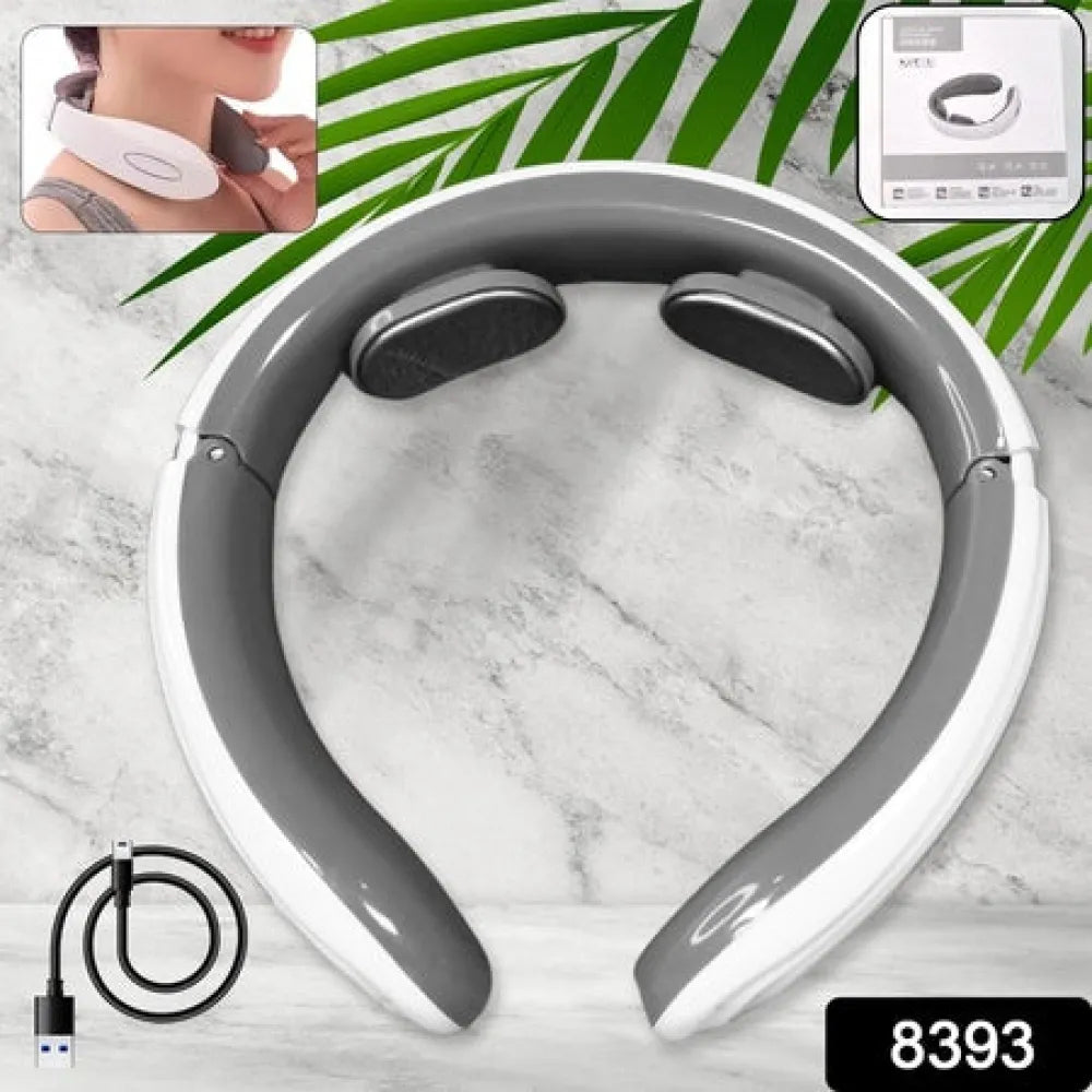 2 heads smart electric neck and back pulse massager (1 pc mix design) - health care
