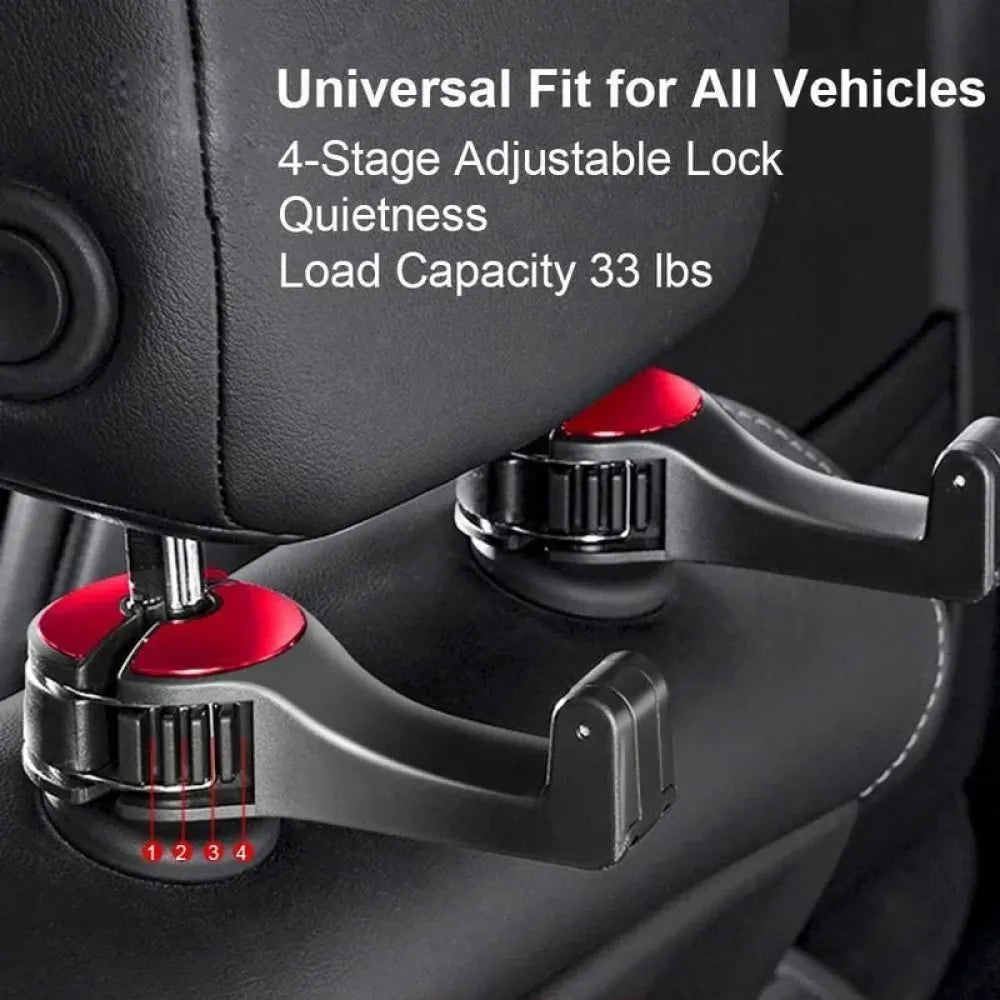 2-in-1 car organizer hooks