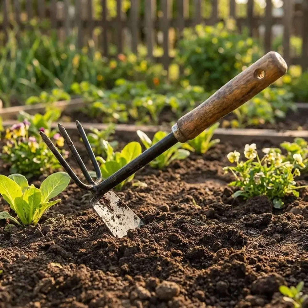 2-in-1 double hoe tool - garden
