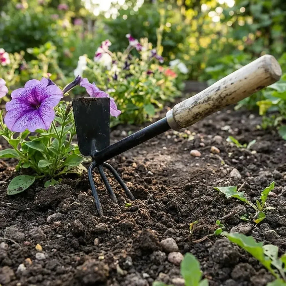 2-in-1 double hoe tool - garden