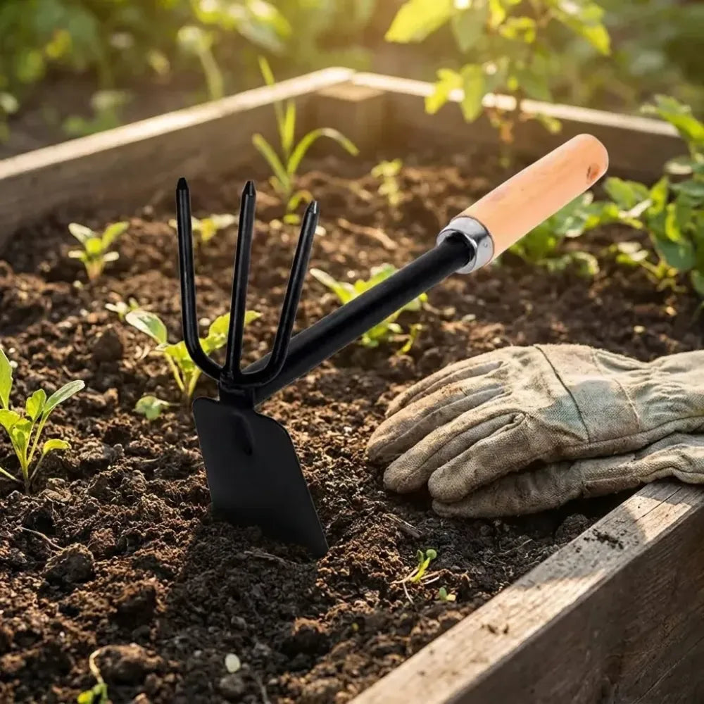 2-in-1 double hoe tool - garden
