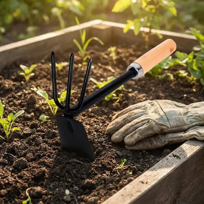 2-in-1 double hoe tool - garden