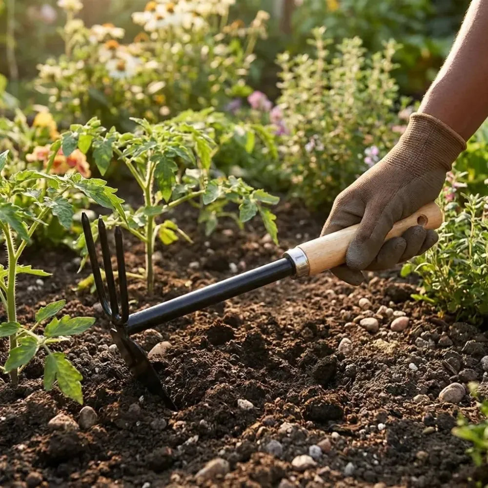 2-in-1 double hoe tool - garden