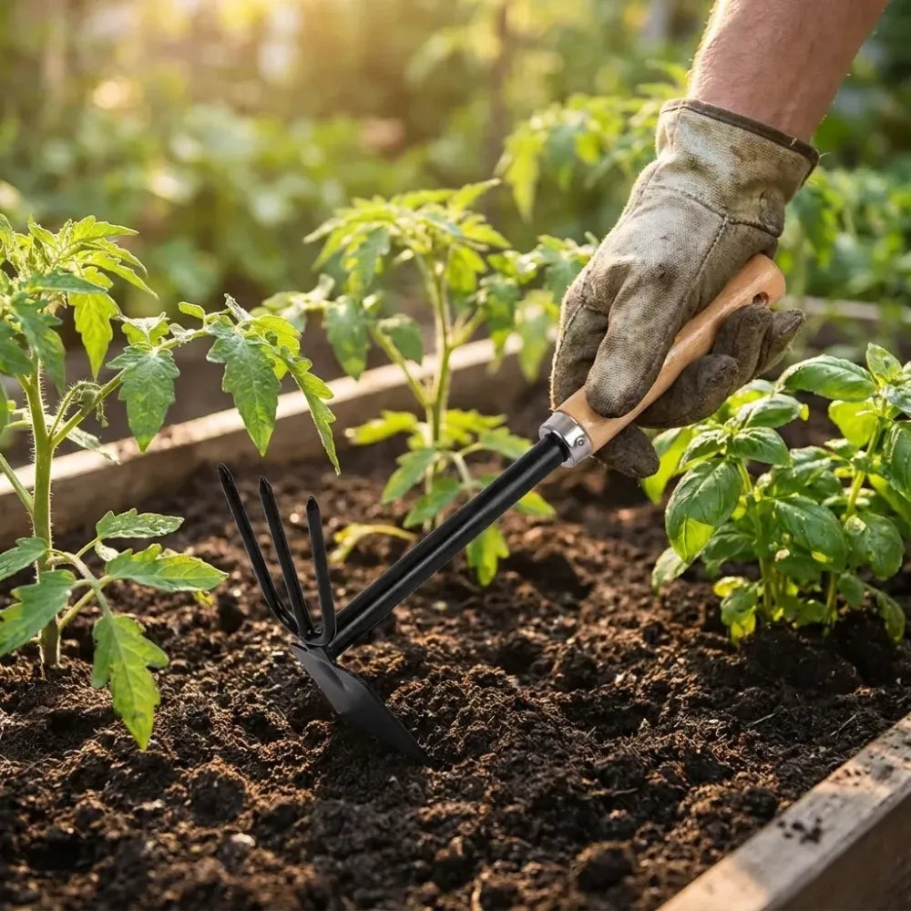2-in-1 double hoe tool - garden