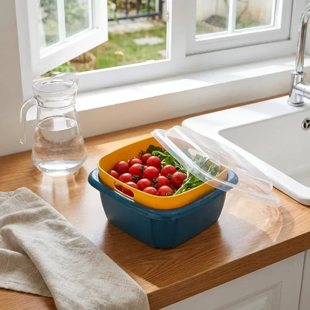 2-in-1 drainer basket - home & kitchen