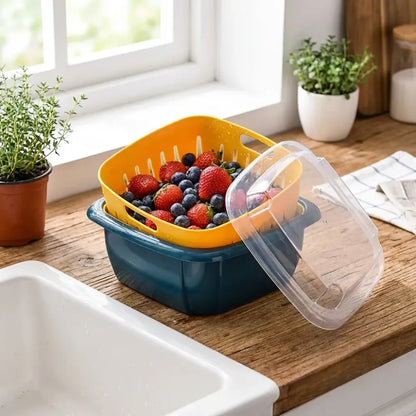 2-in-1 drainer basket - home & kitchen
