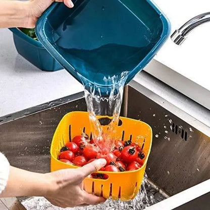 2-in-1 drainer basket - home & kitchen