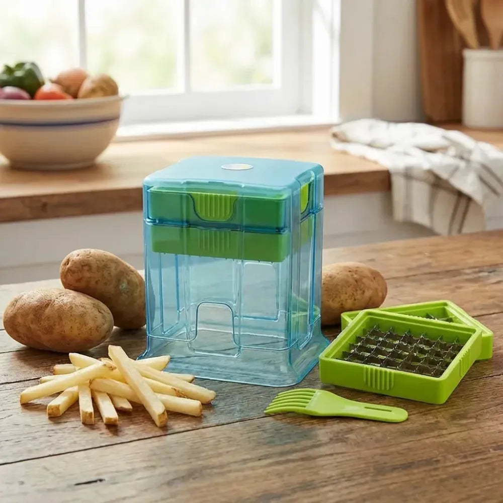 2-in-1 french fry cutter - home & kitchen