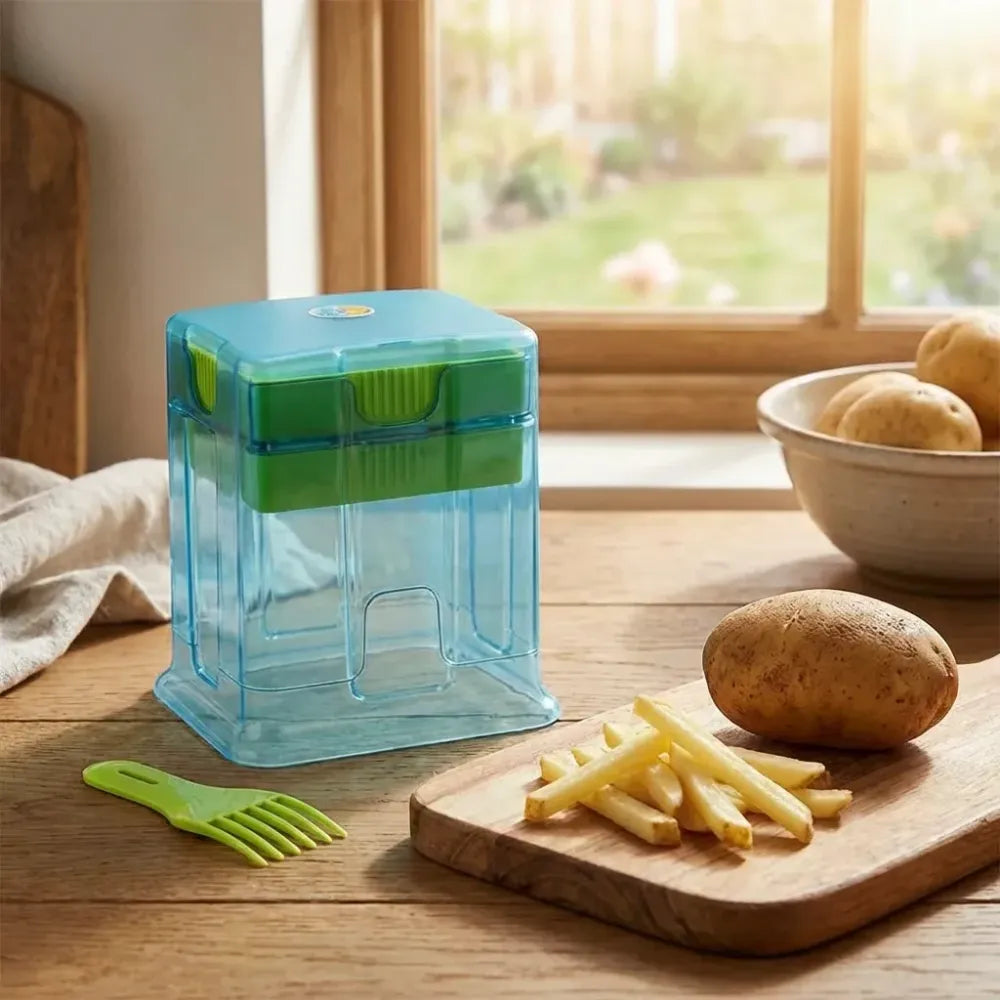 2-in-1 french fry cutter - home & kitchen