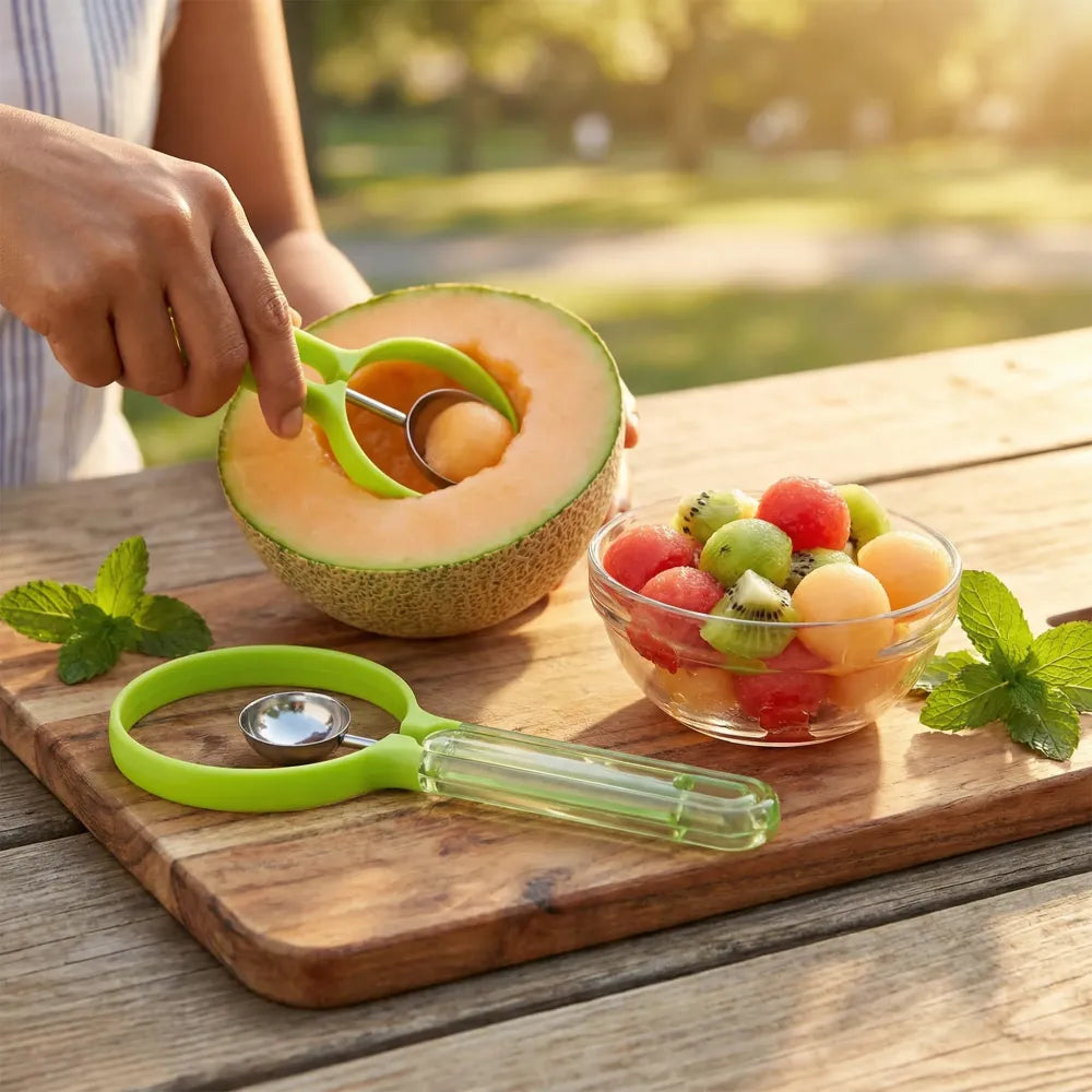 2-in-1 fruit peeler & baller - home kitchen