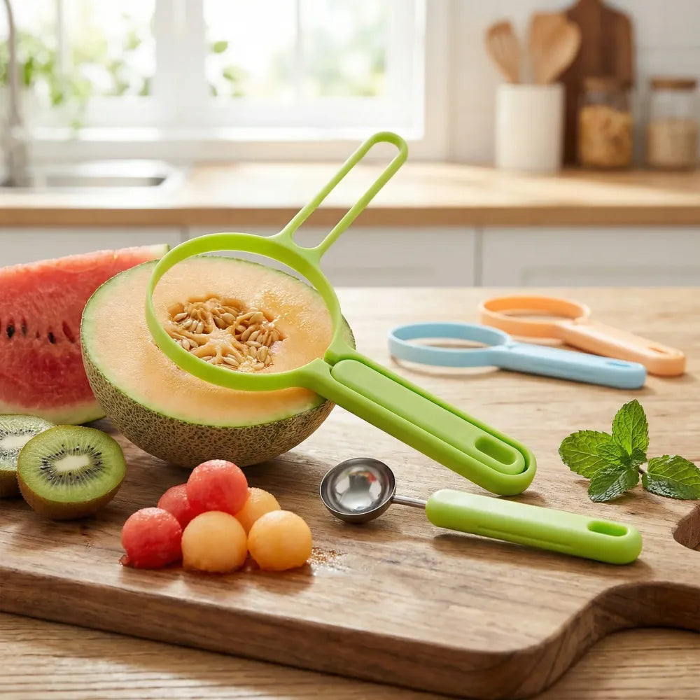 2-in-1 fruit peeler & baller - home kitchen