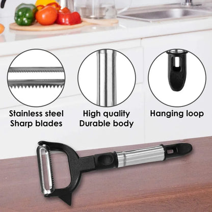 2-in-1 julienne & veg peeler - home kitchen