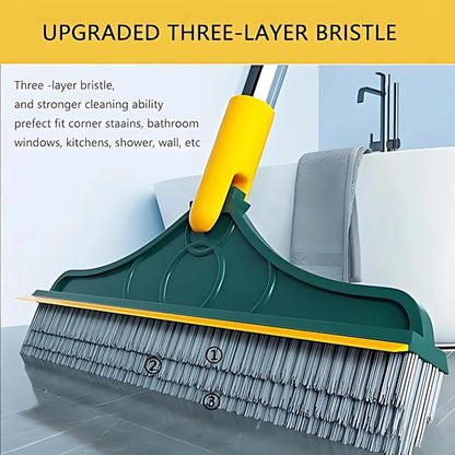 2 in 1 long handle cleaning wiper