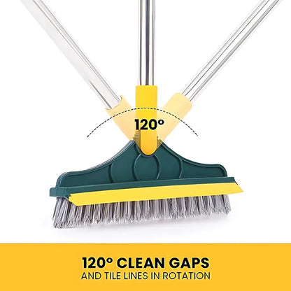 2 in 1 long handle cleaning wiper