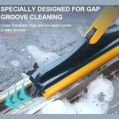 2 in 1 long handle cleaning wiper