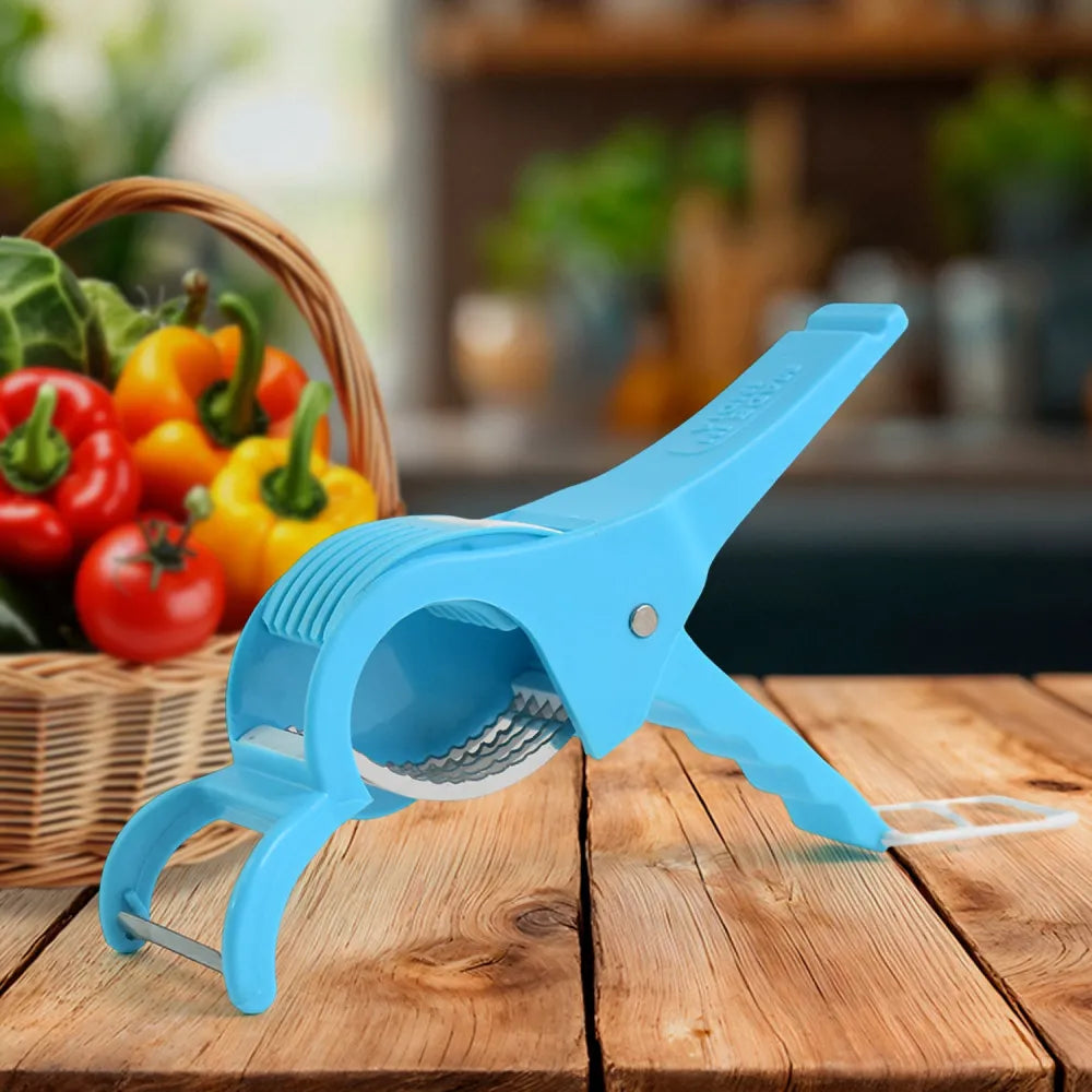 2-in-1 multipurpose handheld vegetable cutter - home & kitchen