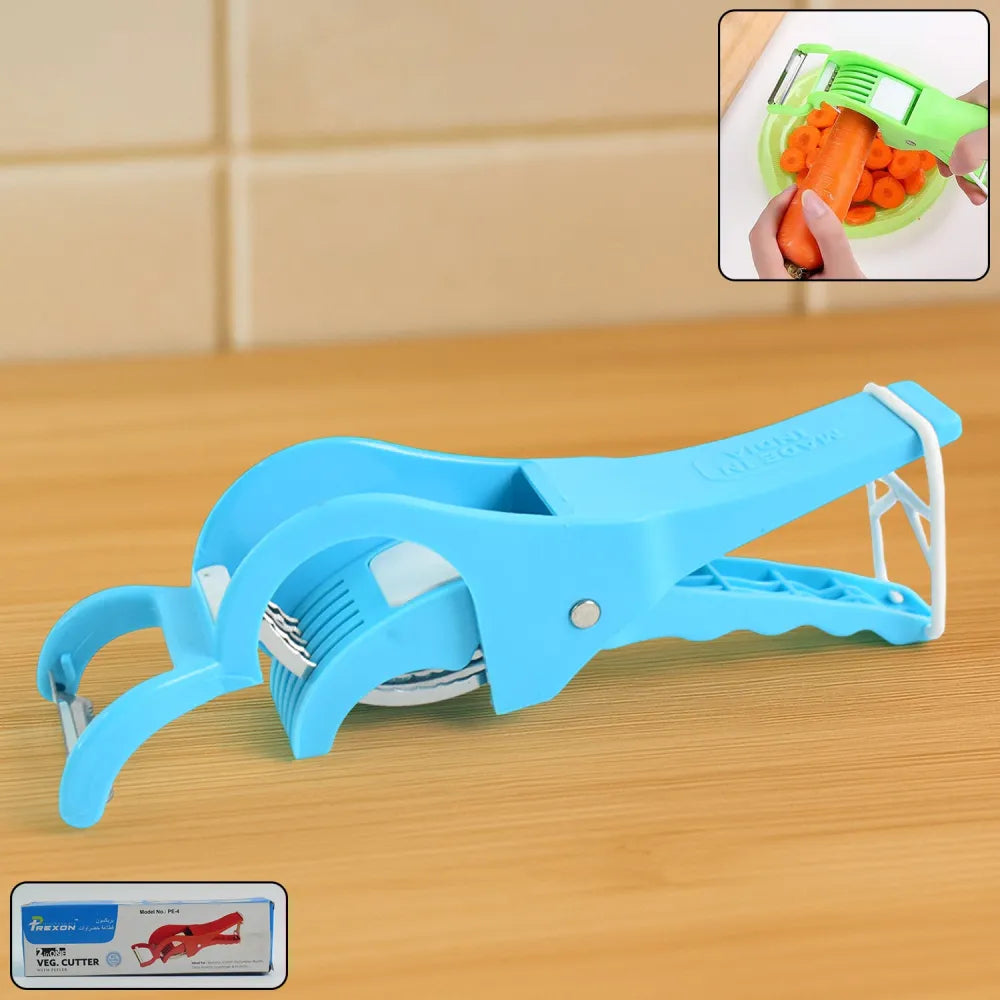 2-in-1 multipurpose handheld vegetable cutter - home & kitchen