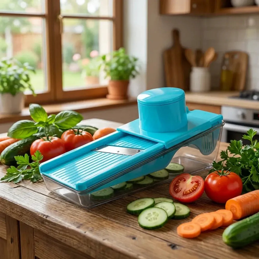 2-in-1 multipurpose vegetable dry fruit slicer (1 pc) - home & kitchen