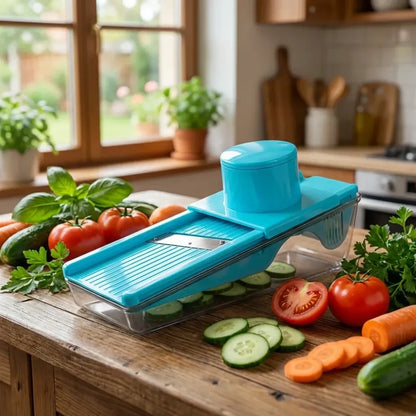 2-in-1 multipurpose vegetable dry fruit slicer (1 pc) - home & kitchen