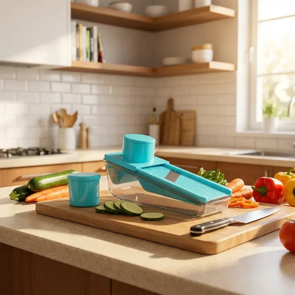 2-in-1 multipurpose vegetable dry fruit slicer (1 pc) - home & kitchen
