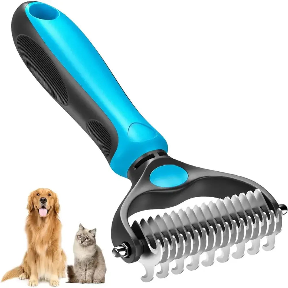 2 in 1 pet grooming brush