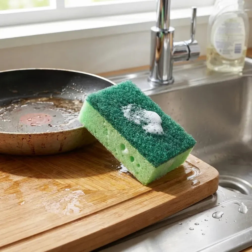 2-in-1 scrub sponge - home & kitchen