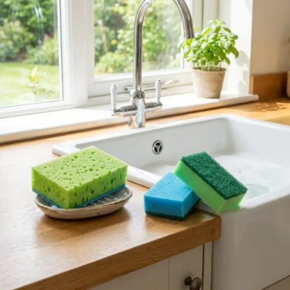 2-in-1 scrub sponge - home & kitchen