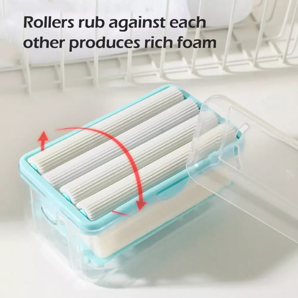 2-in-1 soap dish dispenser