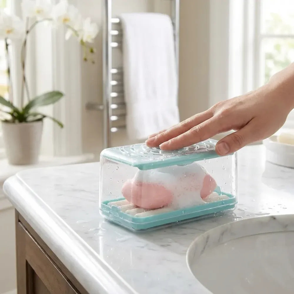 2-in-1 soap dish dispenser - home improvement
