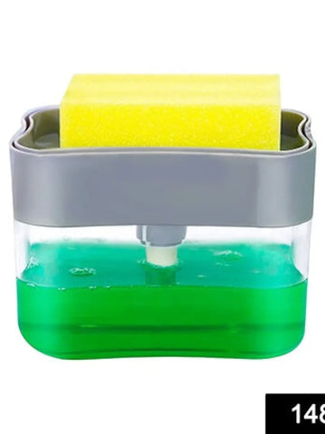 2-in-1 Soap Dispenser & Sponge Holder