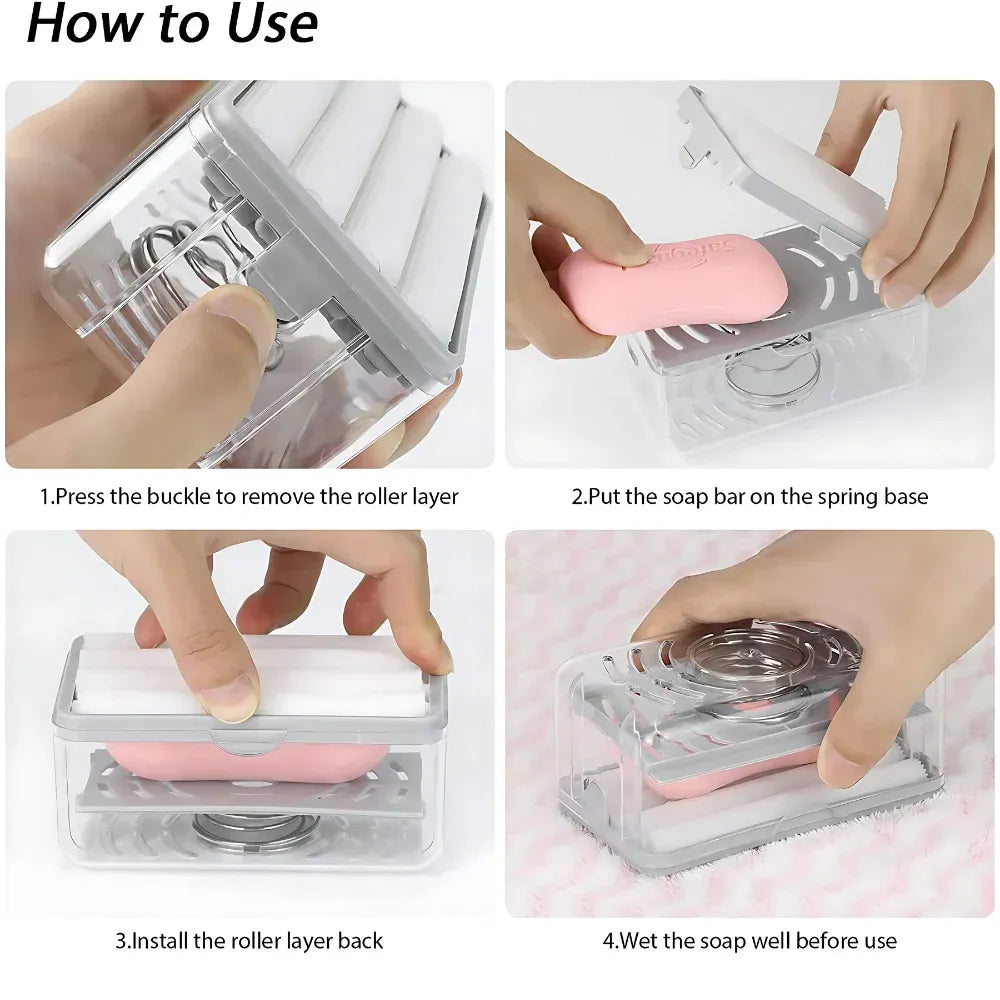 2-in-1 soap roller dispenser - home & kitchen