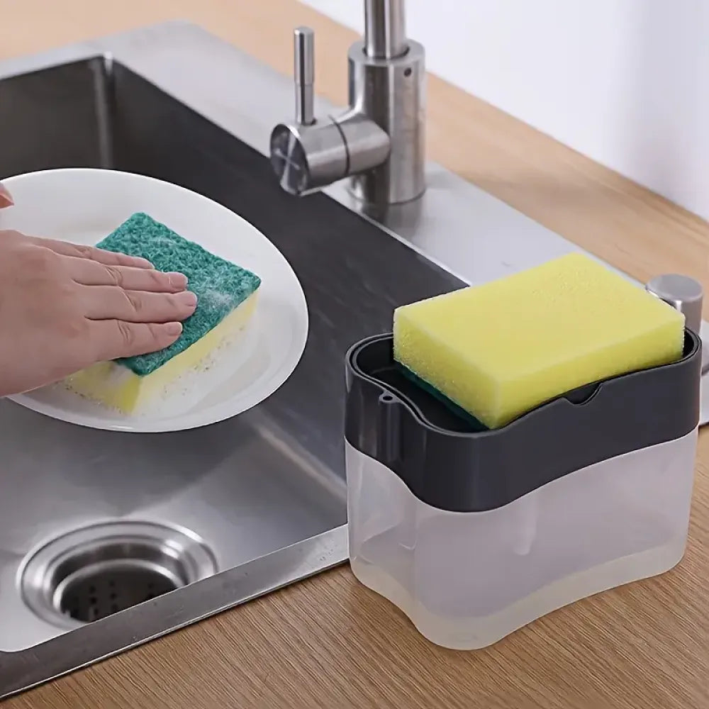 2-in-1 soap & scrub organizer - home improvement