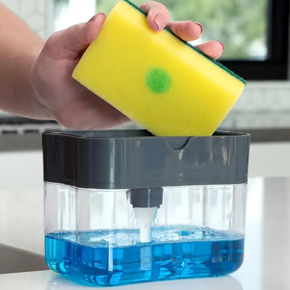 2-in-1 soap & scrub organizer - home improvement