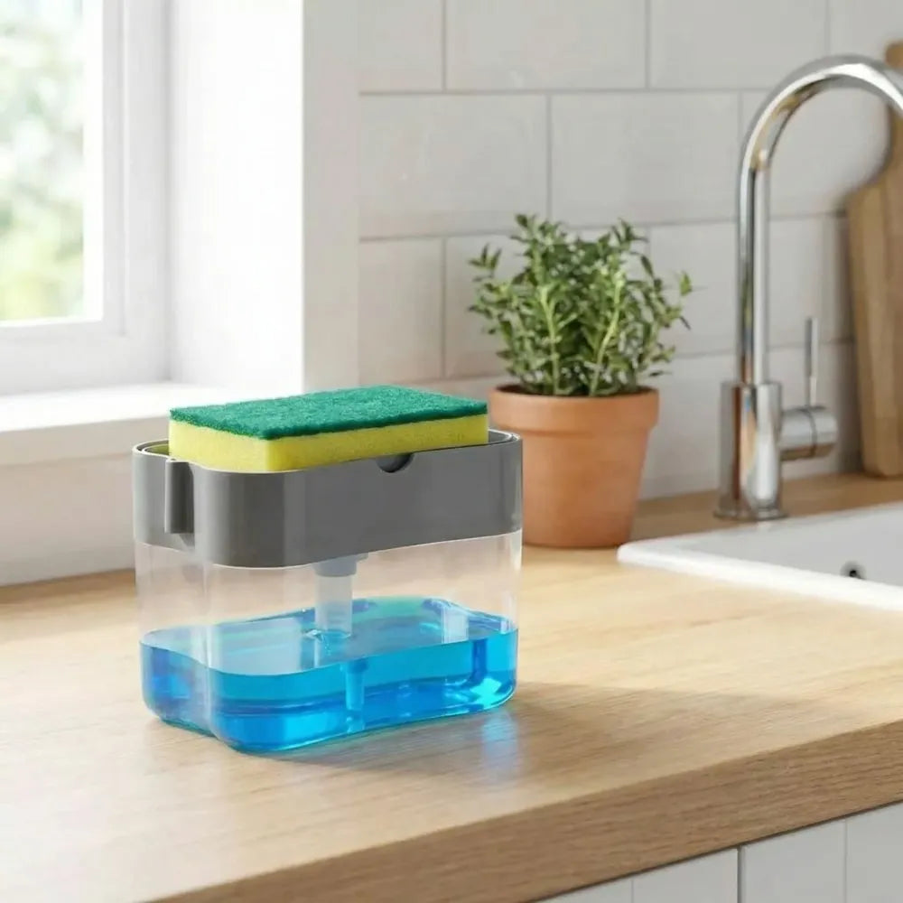 2-in-1 soap & scrub organizer - home improvement