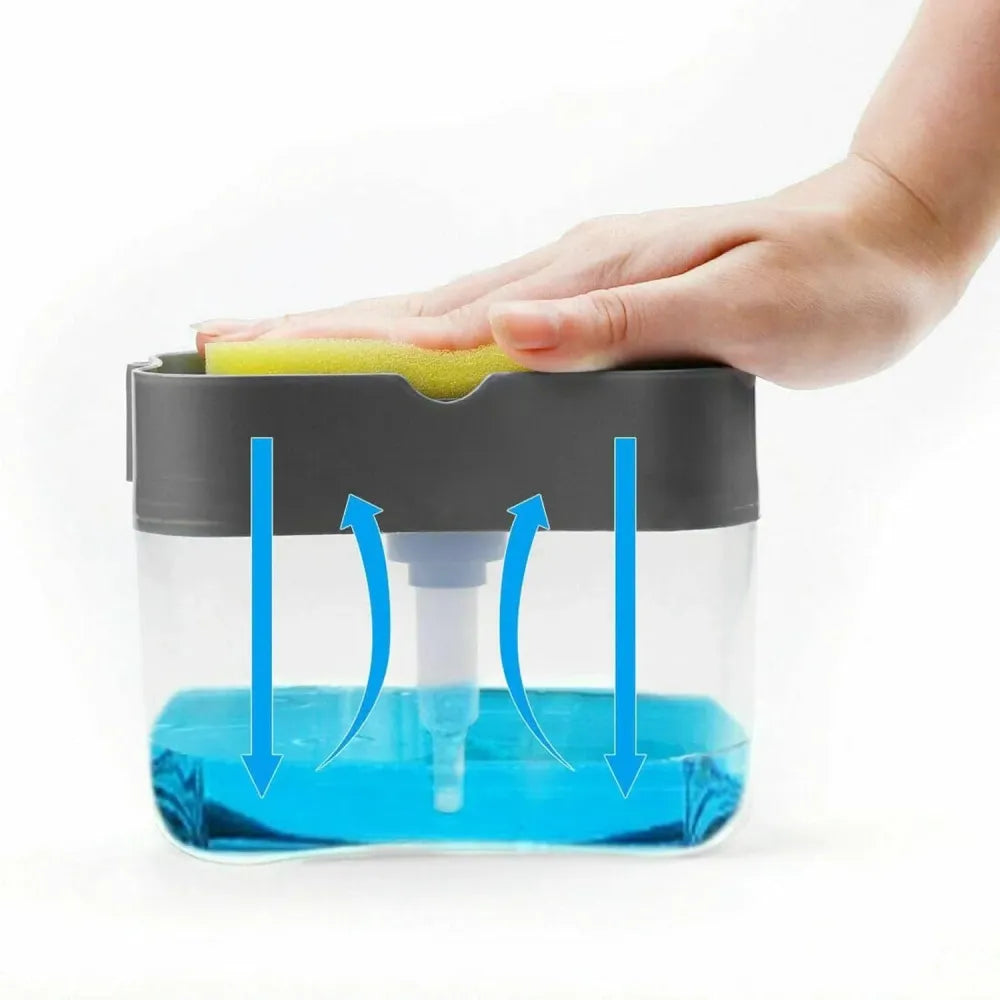 2-in-1 soap & scrub organizer - home improvement