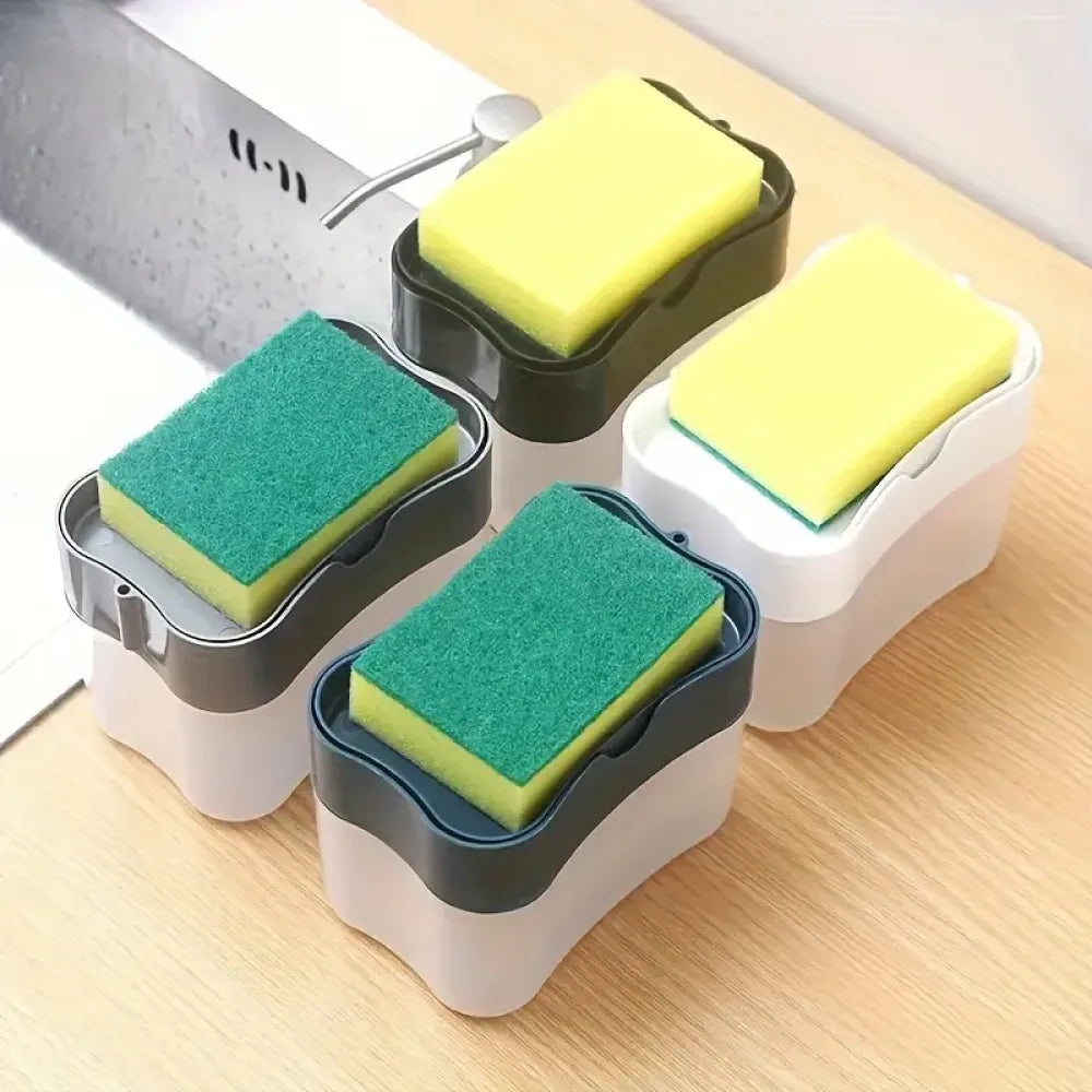 2-in-1 soap & scrub organizer - home improvement