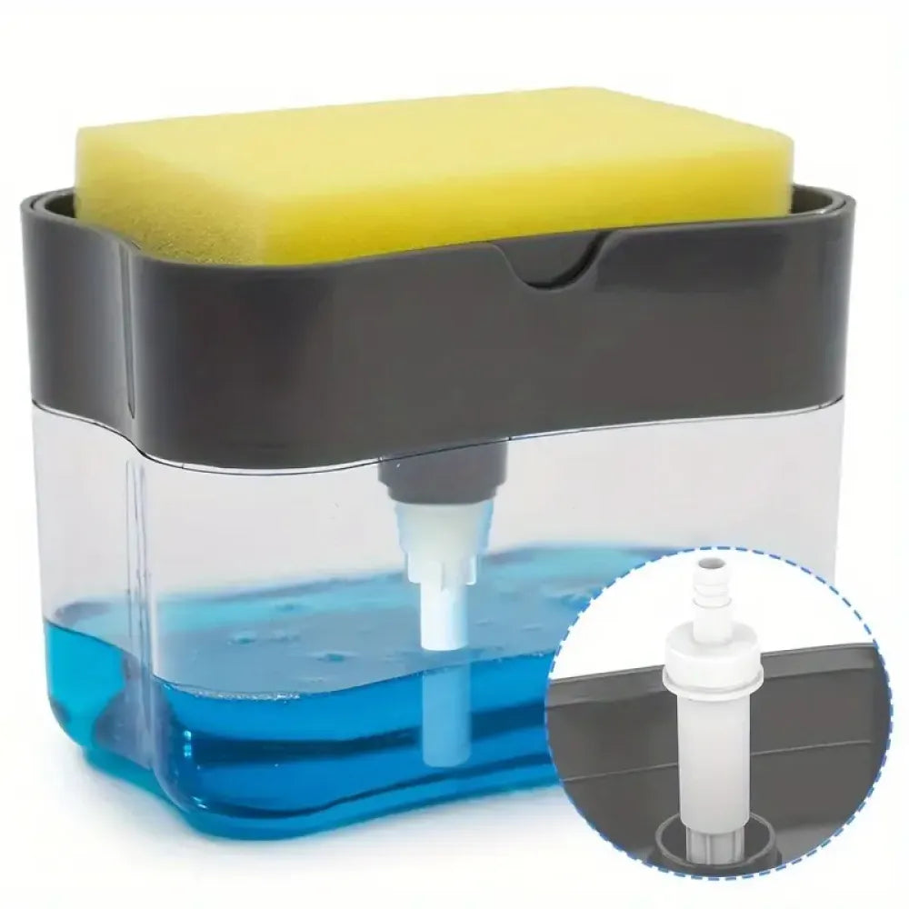 2-in-1 soap & scrub organizer - home improvement