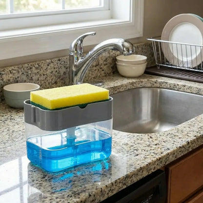 2-in-1 soap & scrub organizer - home improvement