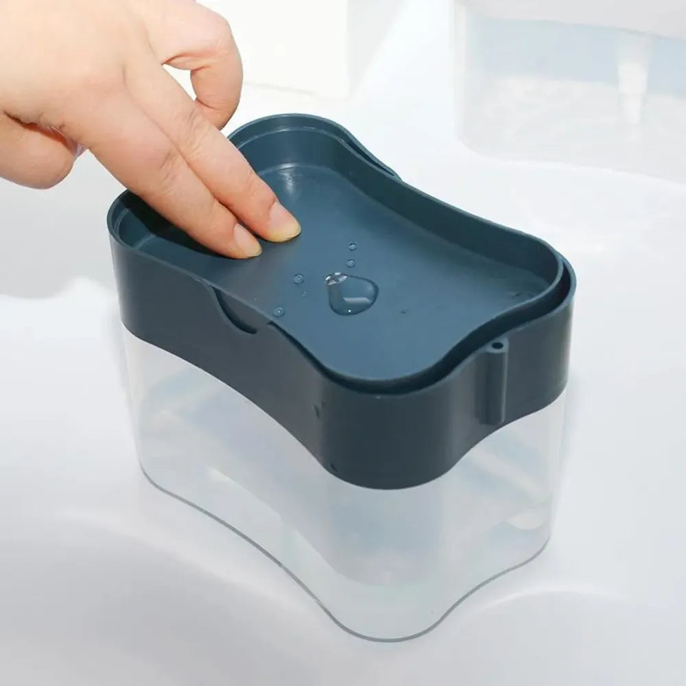 2-in-1 soap & scrub organizer - home improvement