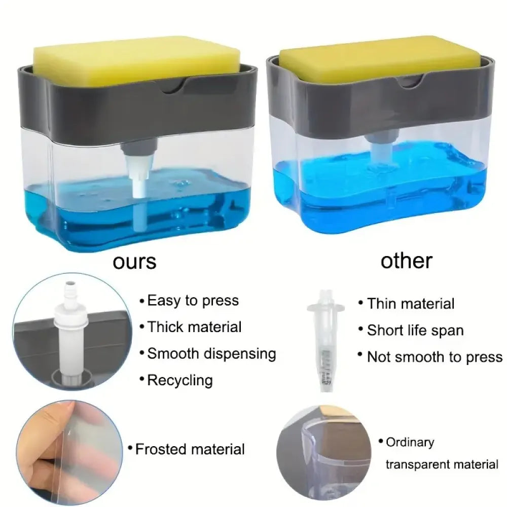 2-in-1 soap & scrub organizer - home improvement